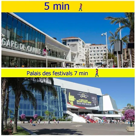 Centre Congres Croisette Au Calme * Канны